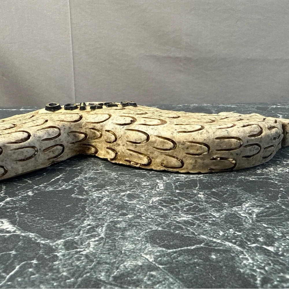 Vintage Aztec Serpent Statue Made Of Resin